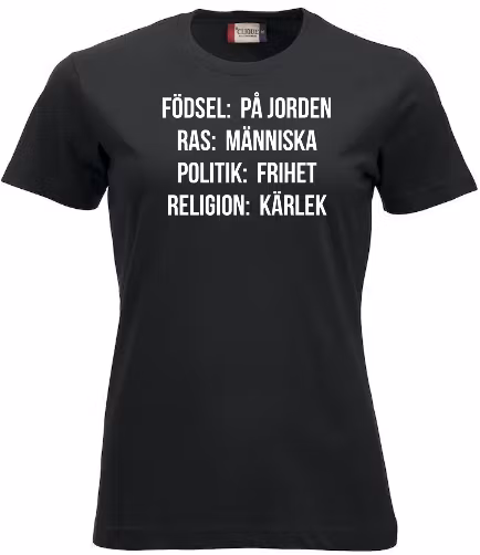 Dam T-shirt "HUMAN"