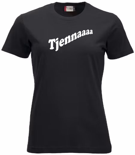 Dam T-shirt "TJENNAAAA"