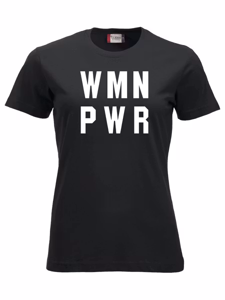 Dam T-shirt "WMN PWR"