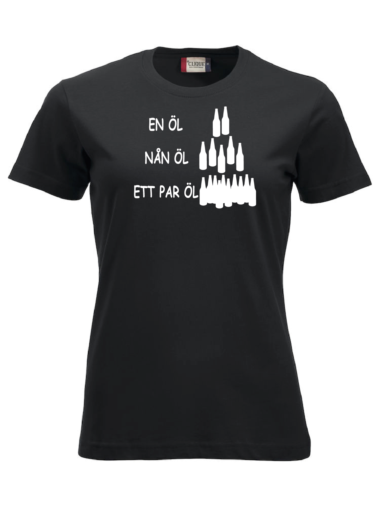 Dam T-shirt "ÖL-LOGIK"