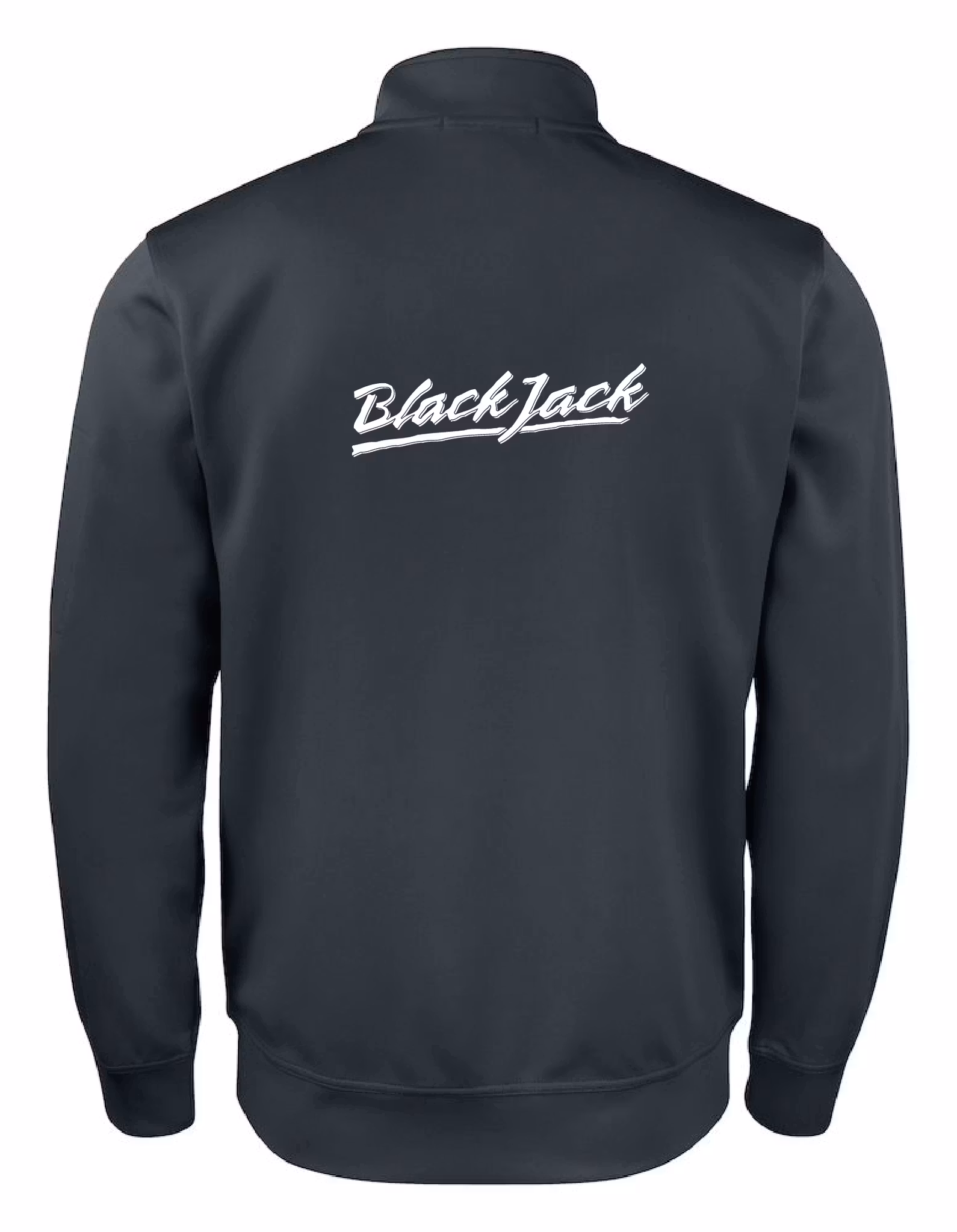 Svart Cardigan Active "Black Jack" rygg