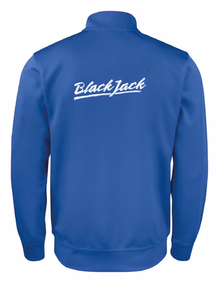 Blå Cardigan Active "Black Jack" rygg