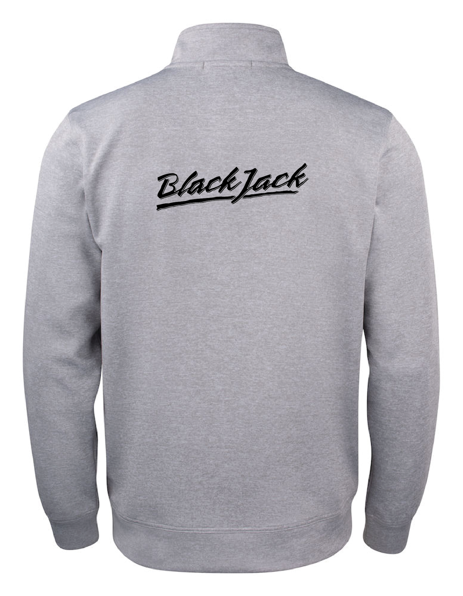 Grå Cardigan Active "Black Jack" rygg (svart)