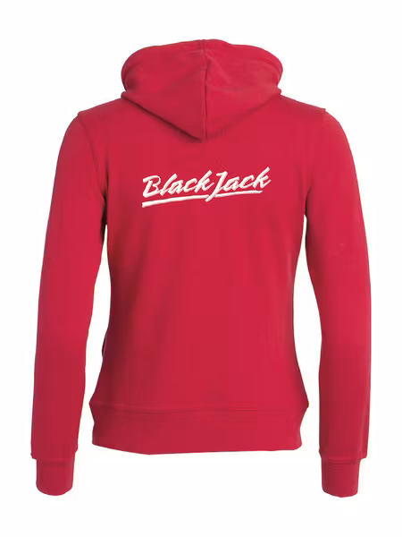 Röd Dam HOODJACKA "Black Jack"  v.bröst & rygg