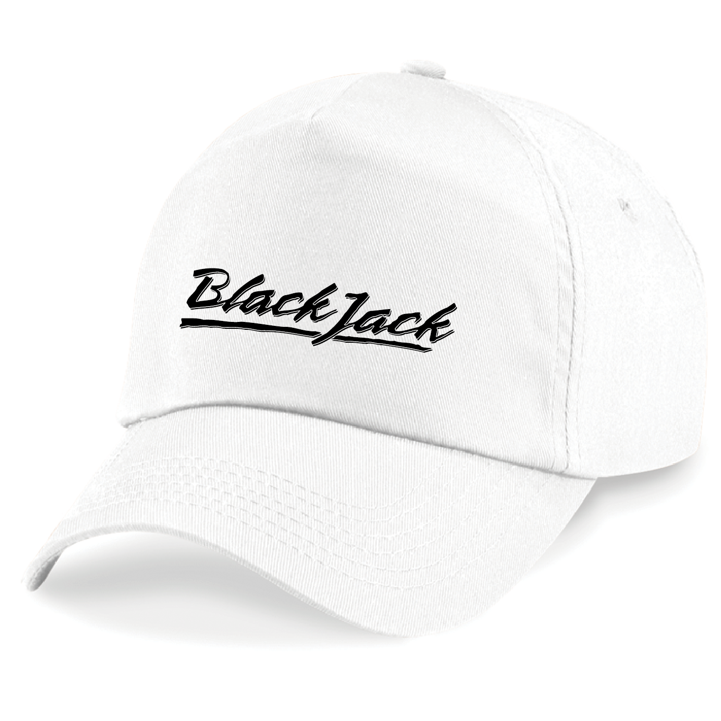 Vit Keps "Black Jack"