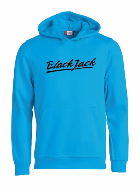 Turkos Junior Hoodtröja "Black Jack"