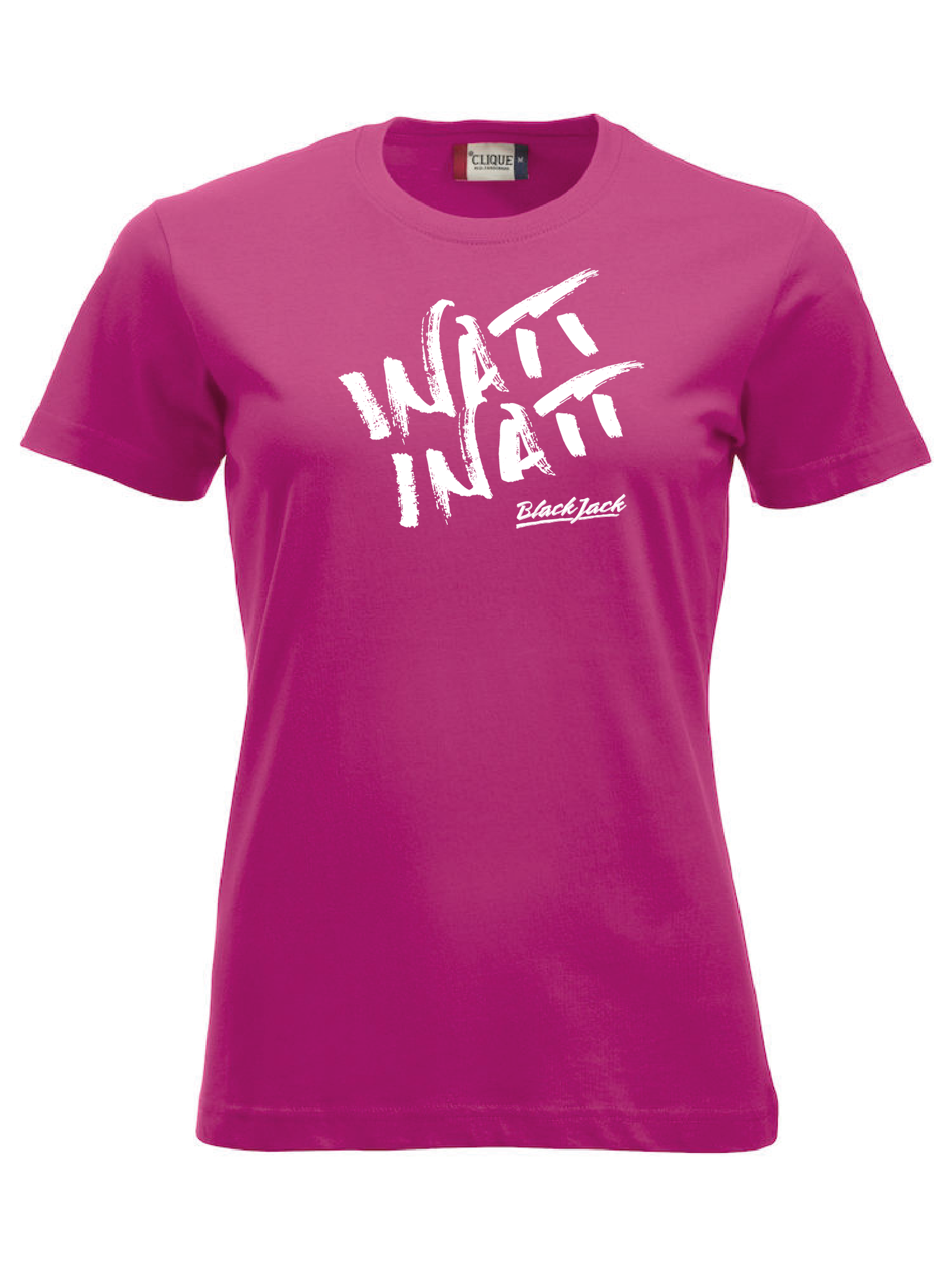 Cerise Dam T-shirt "Black Jack Inatt, Inatt"