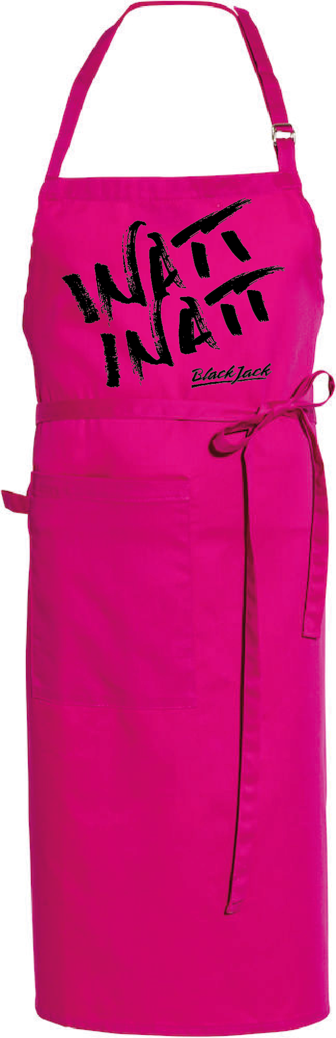 Cerise Förkläde "Black Jack Inatt, Inatt" (svart)