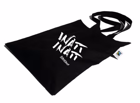 Svart Bomullskasse Fair Trade "Black Jack Inatt, Inatt"