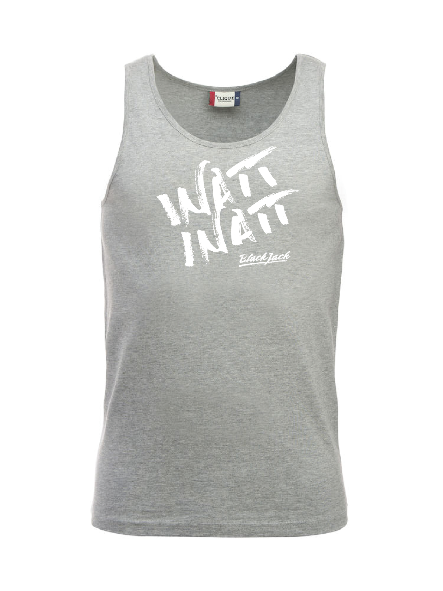Grå Tank Top "Black Jack Inatt, Inatt"