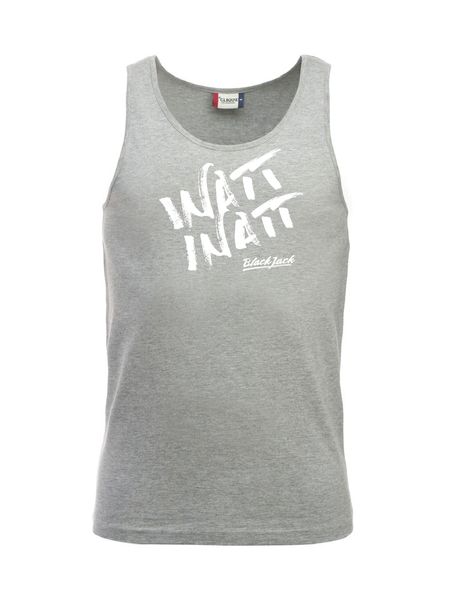 Grå Tank Top "Black Jack Inatt, Inatt"