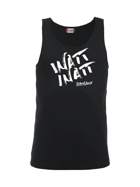 Svart Tank Top "Black Jack Inatt, inatt"