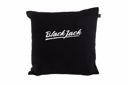 Svart Kuddfodral "Black Jack"