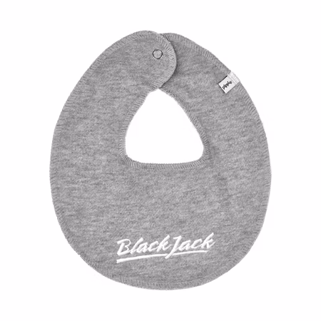Grå Dregglis Rund "Black Jack" vit