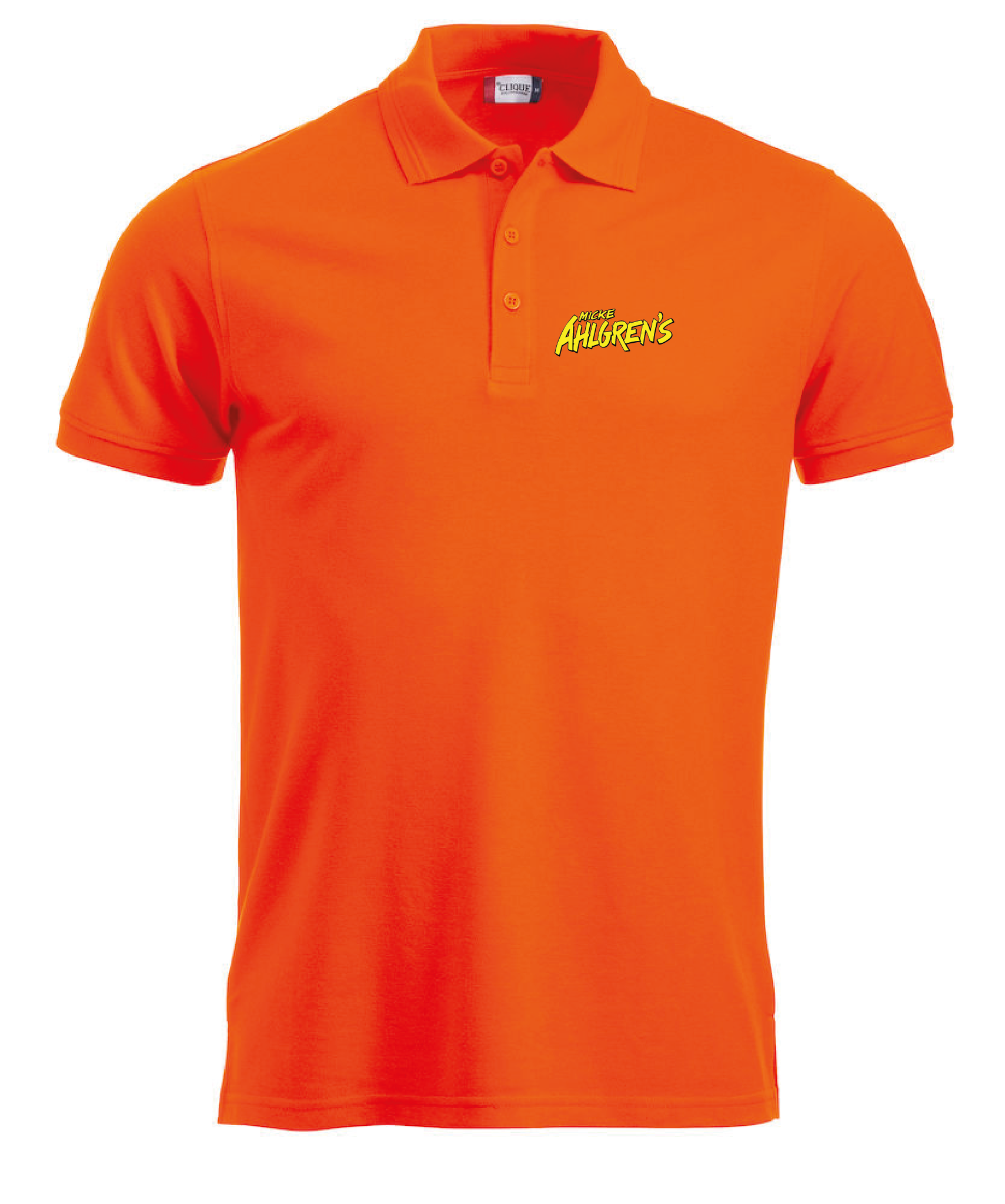 Orange PIKÉ "Micke Ahlgrens"