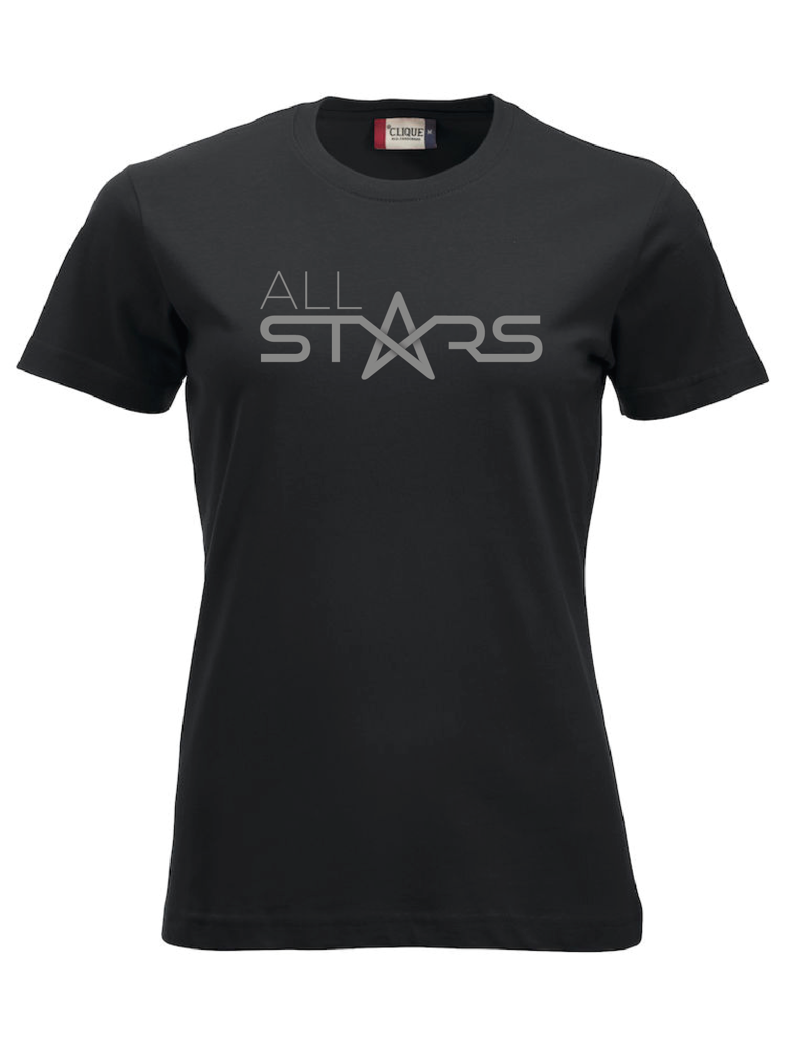 Svart Dam T-shirt "ALLSTARS"