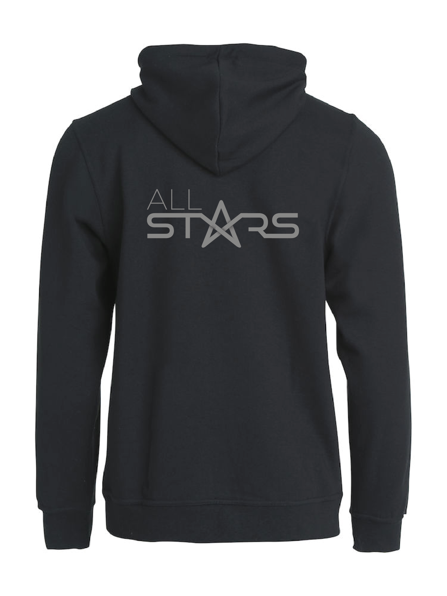 Svart Hoodjacka "ALLSTARS" rygg