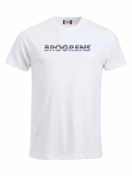 Vit T-shirt "BROGRENS"