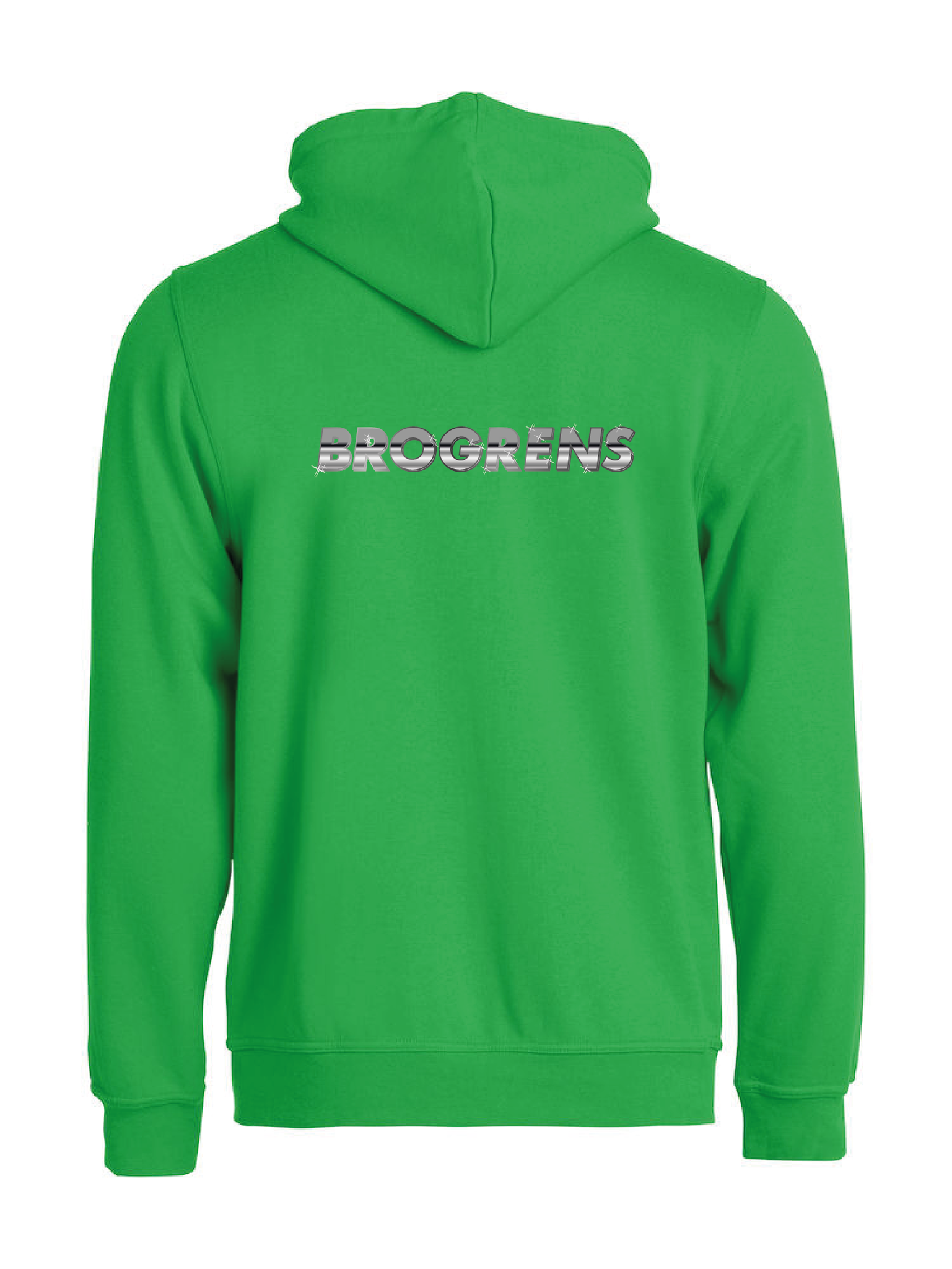 Grön HOODJACKA "BROGRENS" rygg