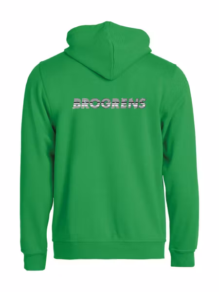 Grön HOODJACKA "BROGRENS" rygg