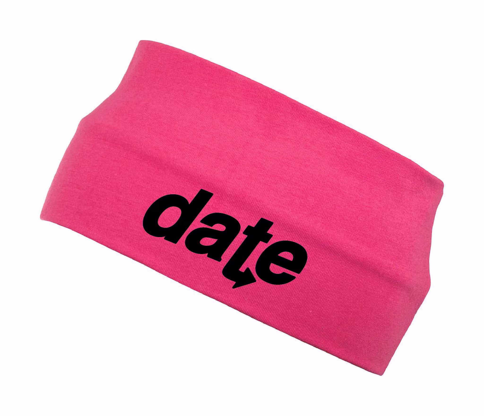 Cerise Headband "DATE" svart