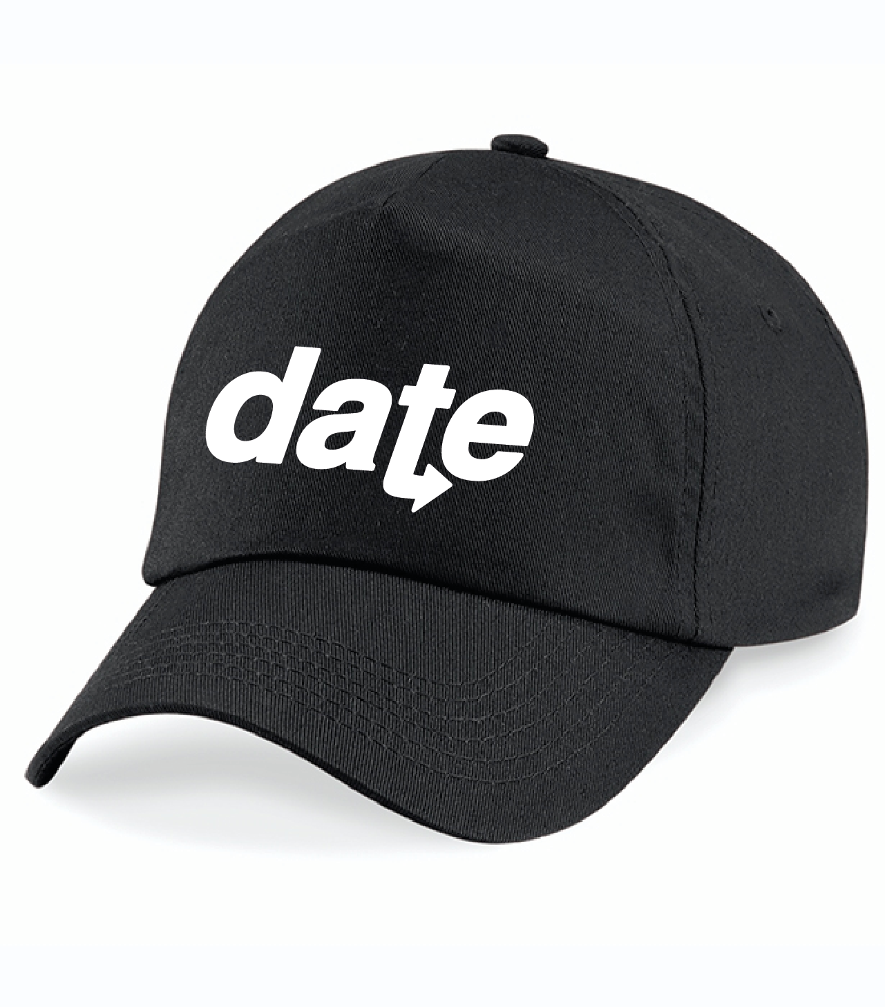 Svart Keps "DATE"