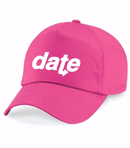 Cerise Keps "DATE" vit