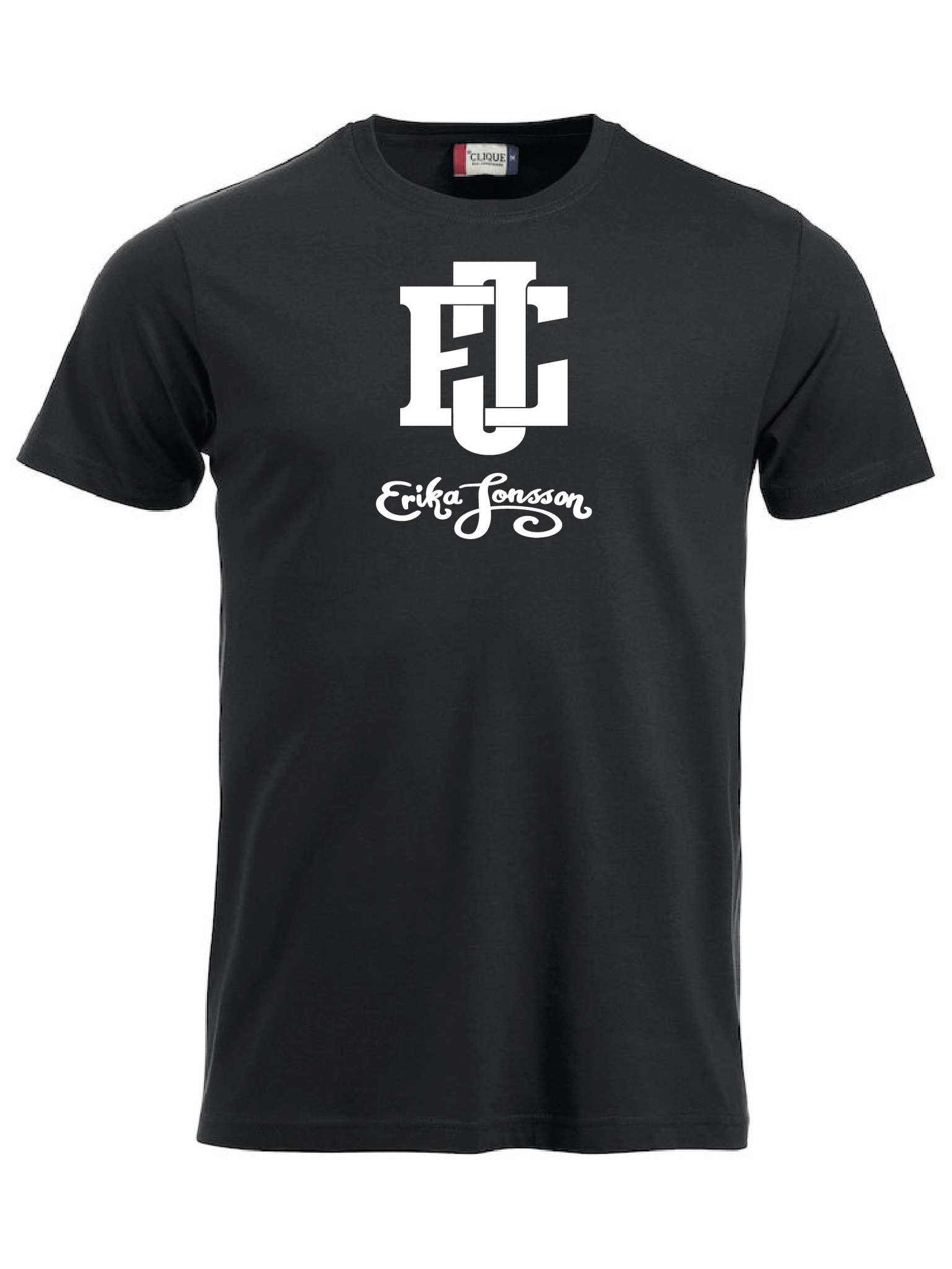 Svart T-shirt "Erika Jonsson"