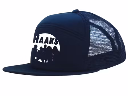 Svart TRUCKER KEPS "HAAKS Siluett"