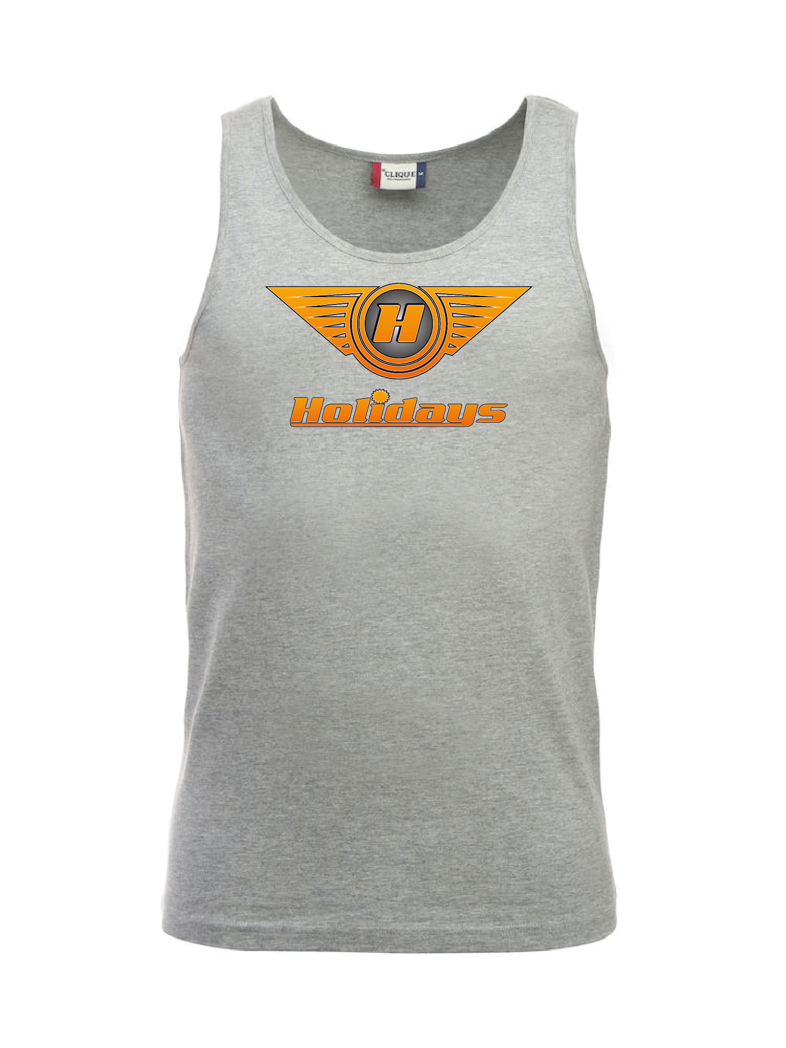 Grå Tank Top "HOLIDAYS LOGO"