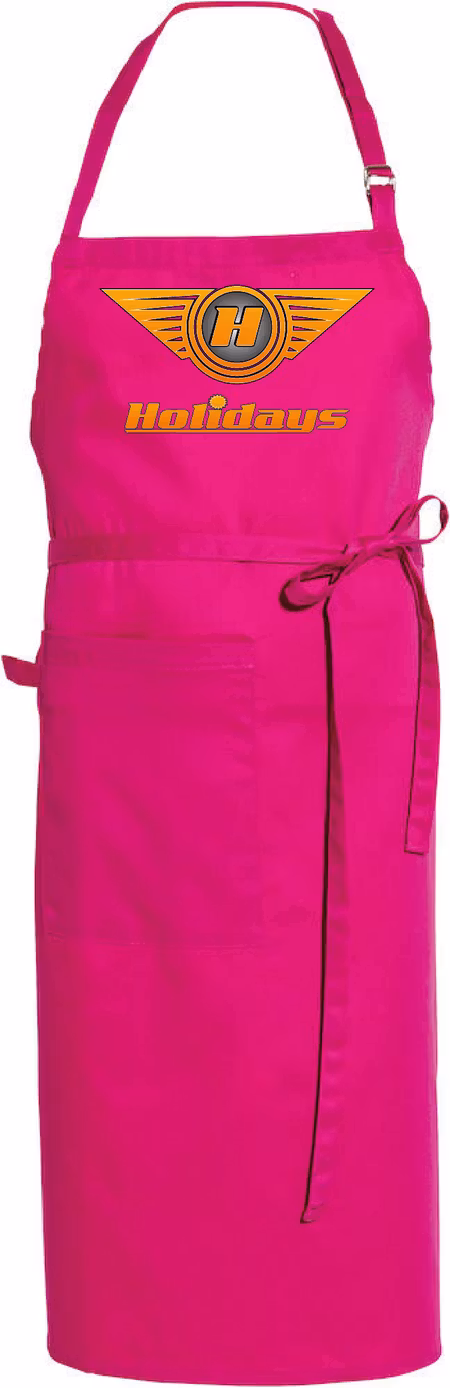 Cerise Förkläde "HOLIDAYS LOGO"