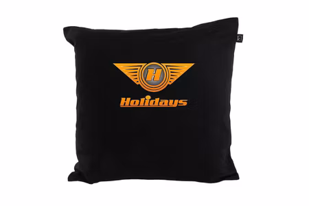Svart Kuddfodral "HOLIDAYS LOGO"