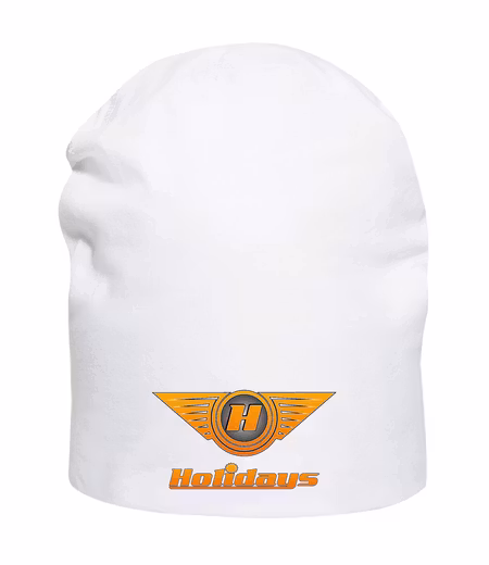Vit Mössa "HOLIDAYS LOGO"