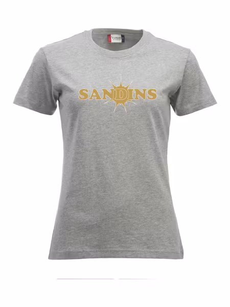 Grå Dam T-shirt "Sandins"