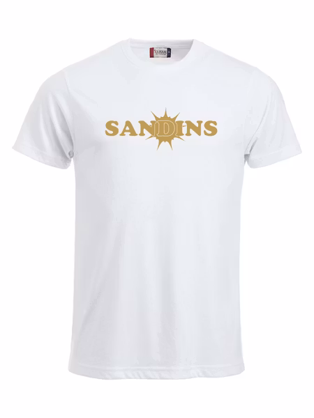Vit T-shirt "Sandins"