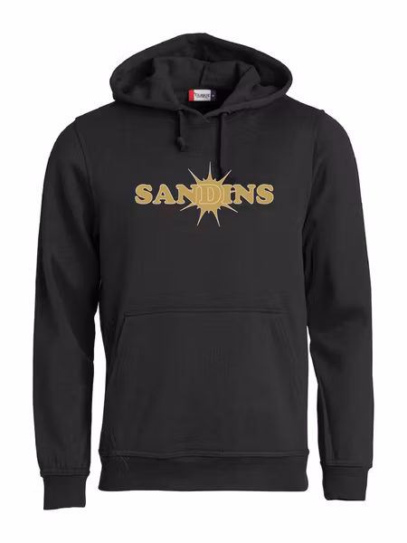 Svart HOODTRÖJA "Sandins"