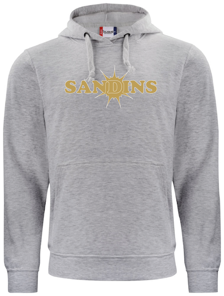 Grå HOODTRÖJA "Sandins"