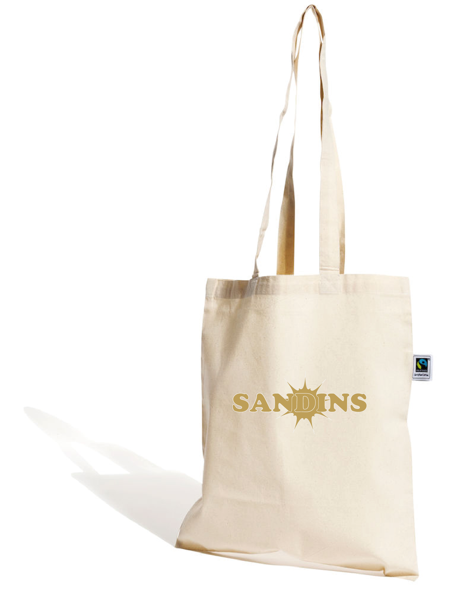 Natur Bomullskasse Fair Trade "SANDINS"