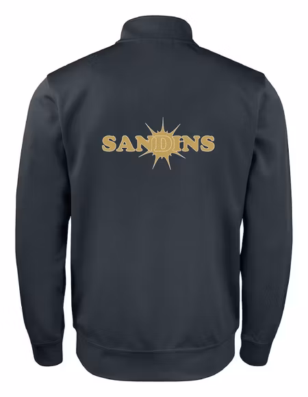 Svart Cardigan Active "SANDINS" rygg
