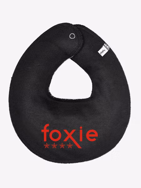 Svart Dregglis Rund "FOXIE"