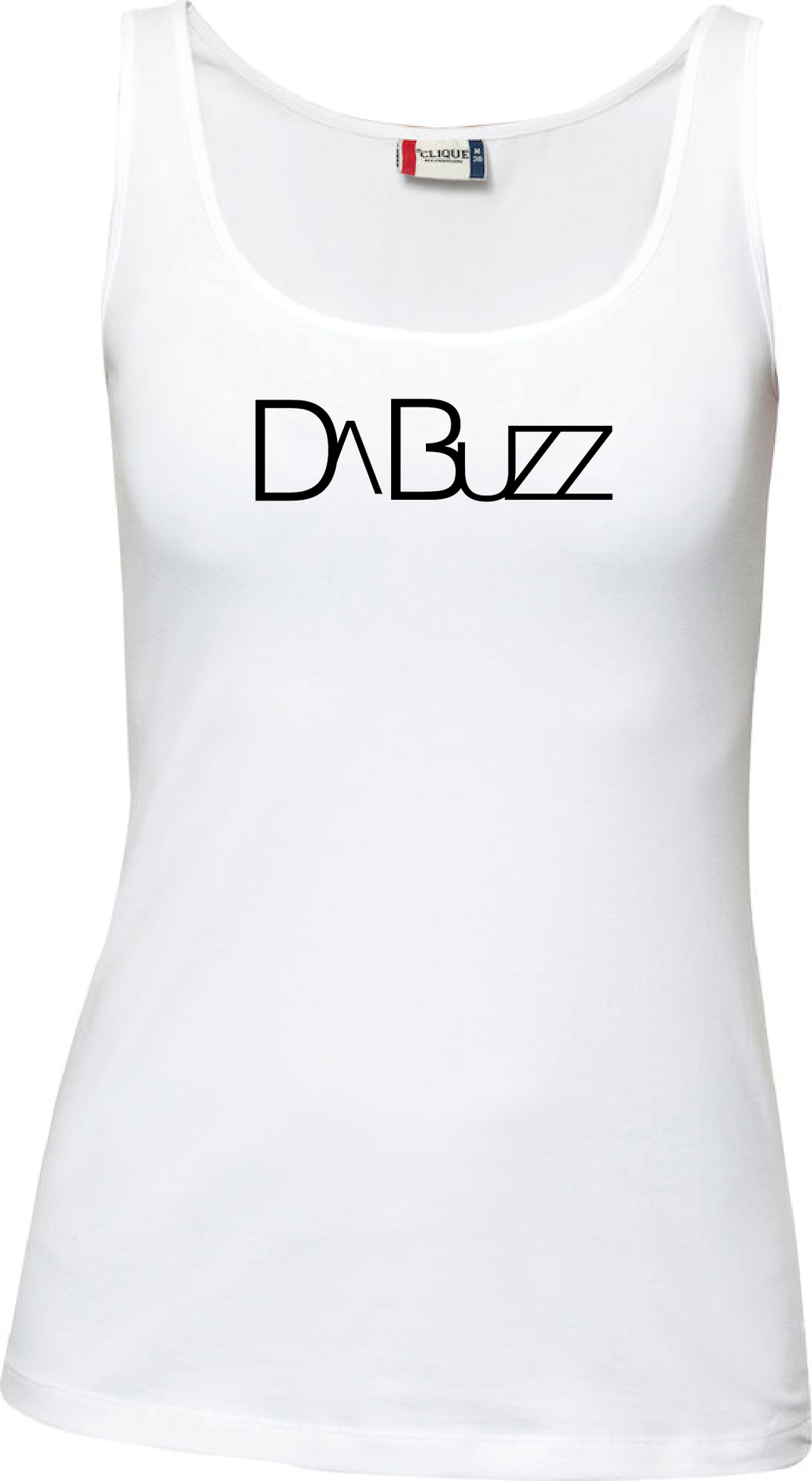 Dam TankTop Vit "DaBuzz"
