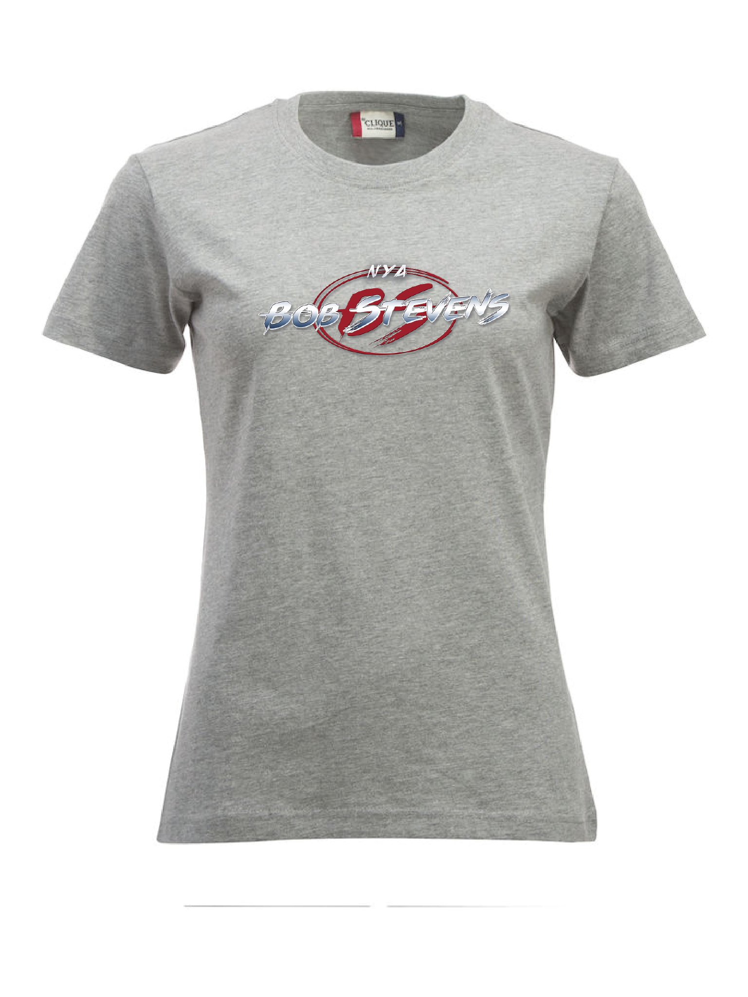 Grå Dam T-shirt "BOB STEVENS"