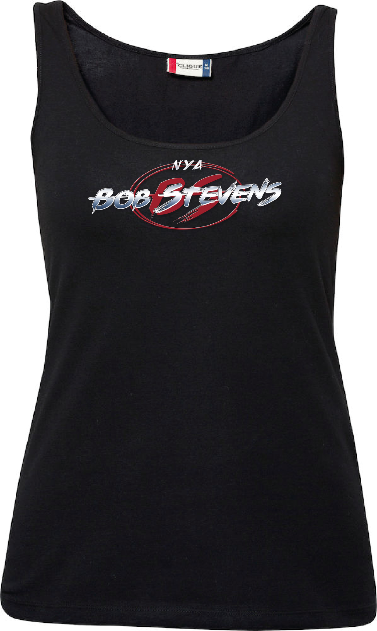 Svart Dam Tank Top "BOB STEVENS"