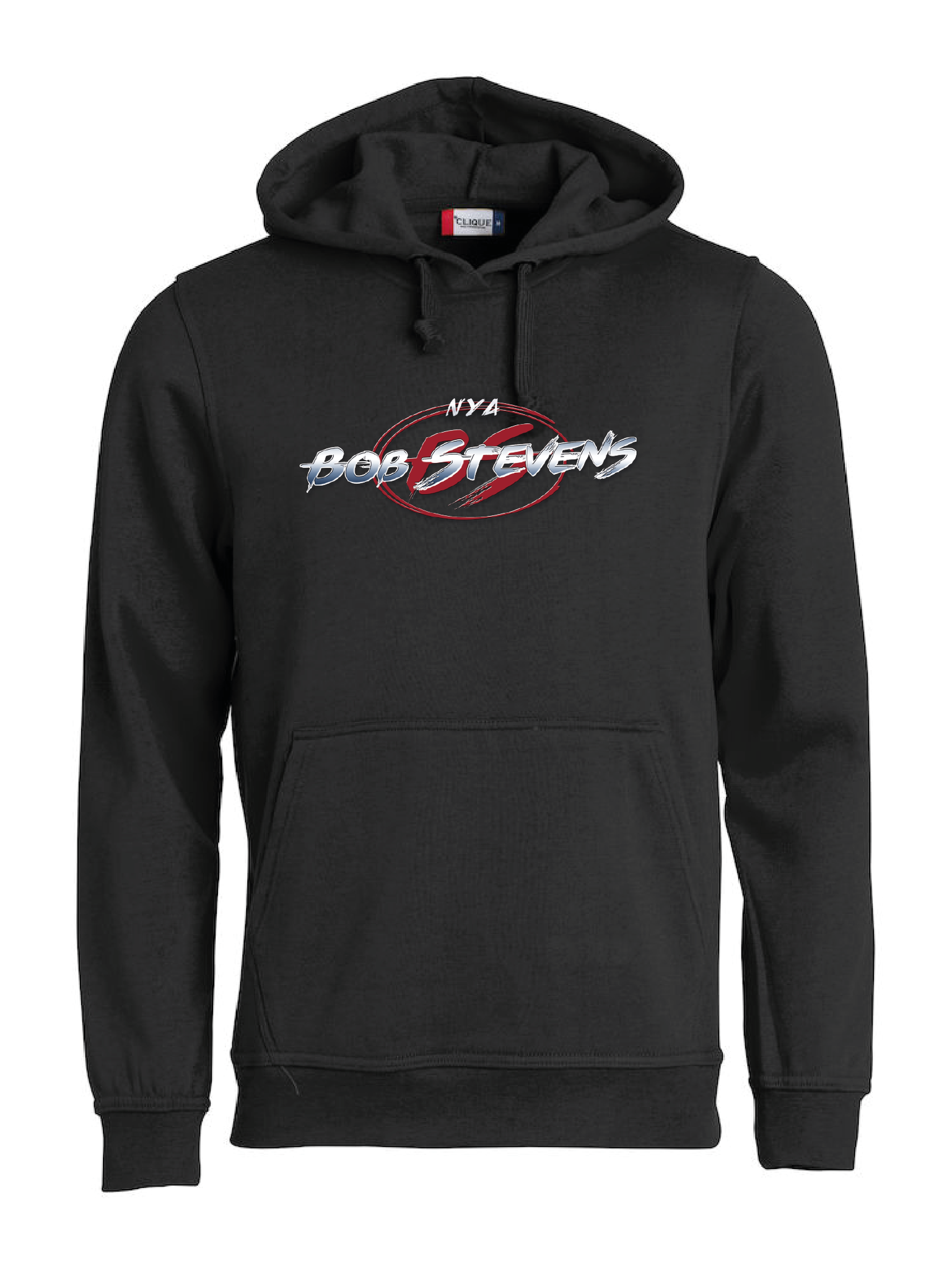 Svart HOODTRÖJA "BOB STEVENS"