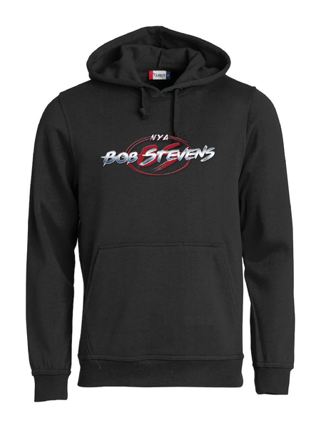 Svart HOODTRÖJA "BOB STEVENS"