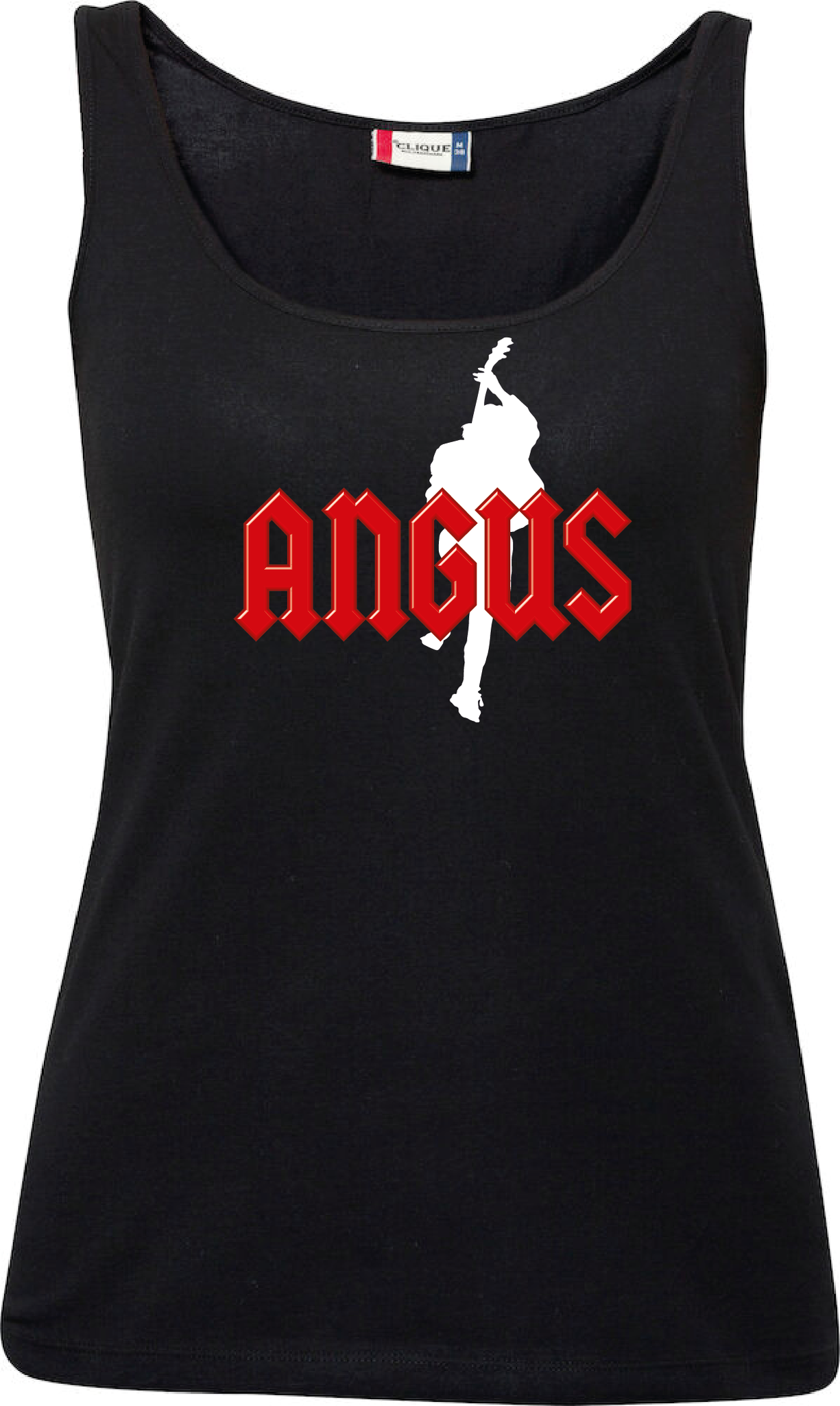 Svart Dam Tank Top "ANGUS"