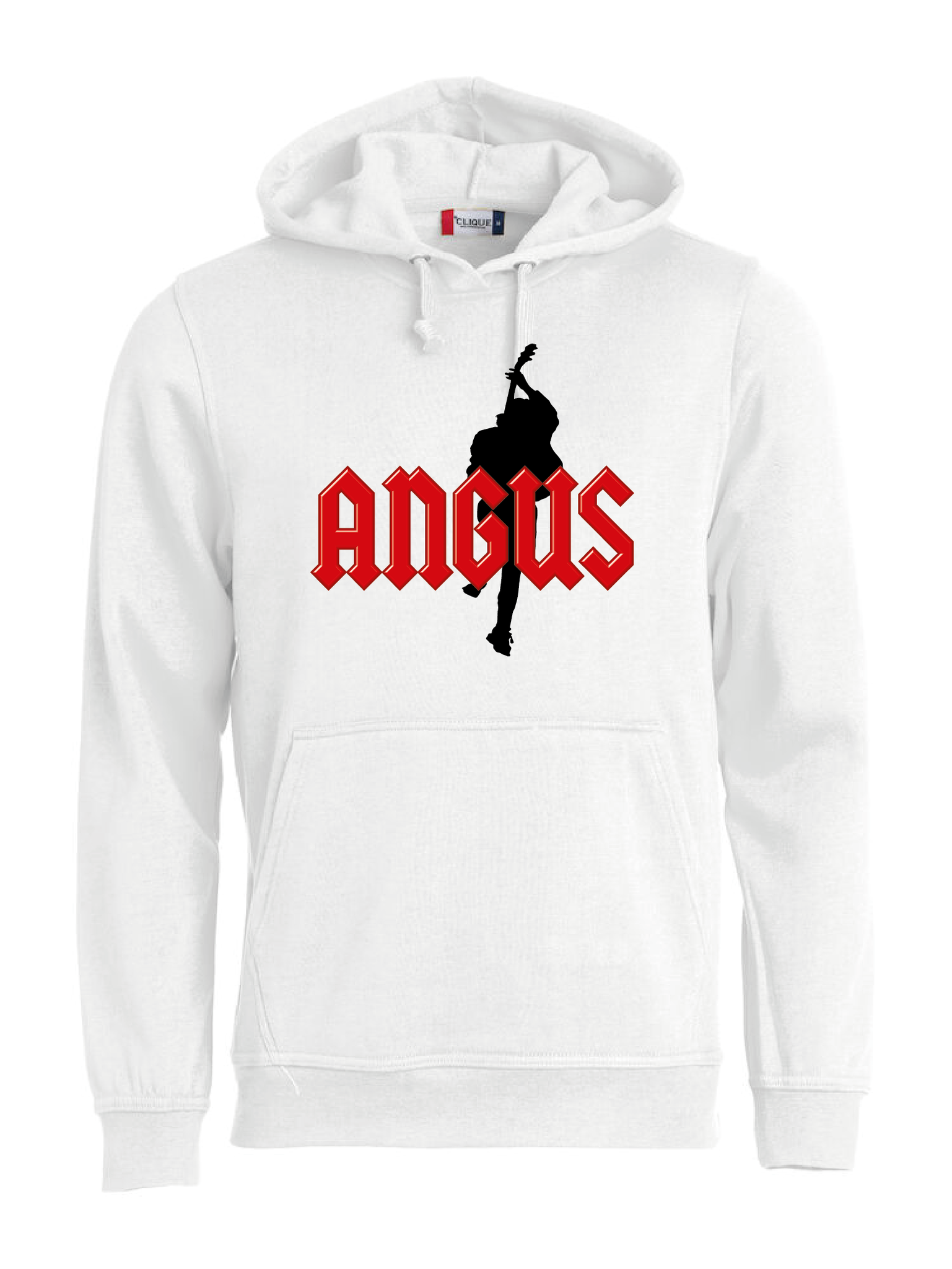 Vit Hoodtröja "ANGUS"