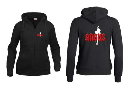 Svart Dam HOODJACKA "ANGUS"  v.bröst & rygg