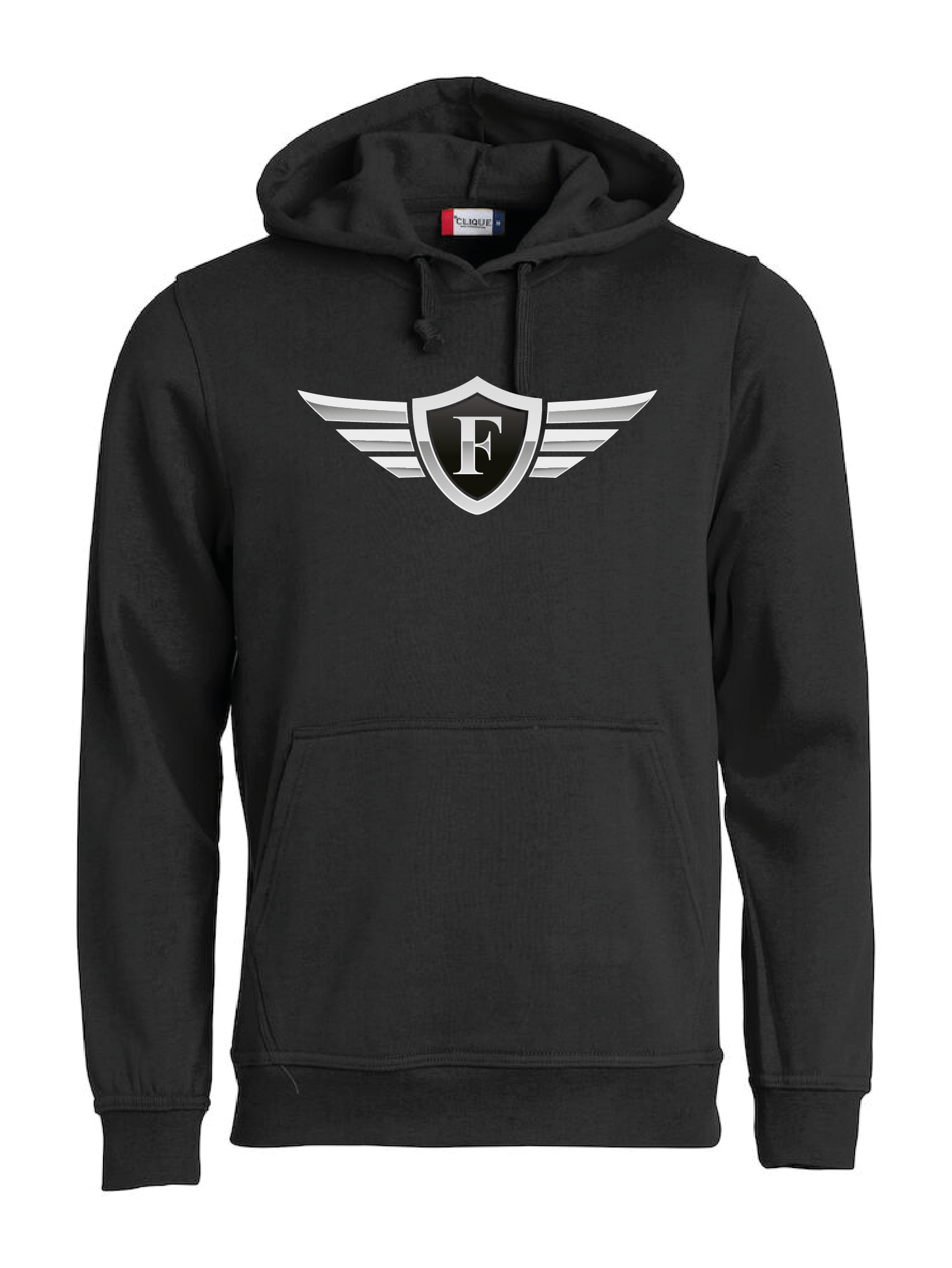 Svart HOODTRÖJA "FOXIE Wings"