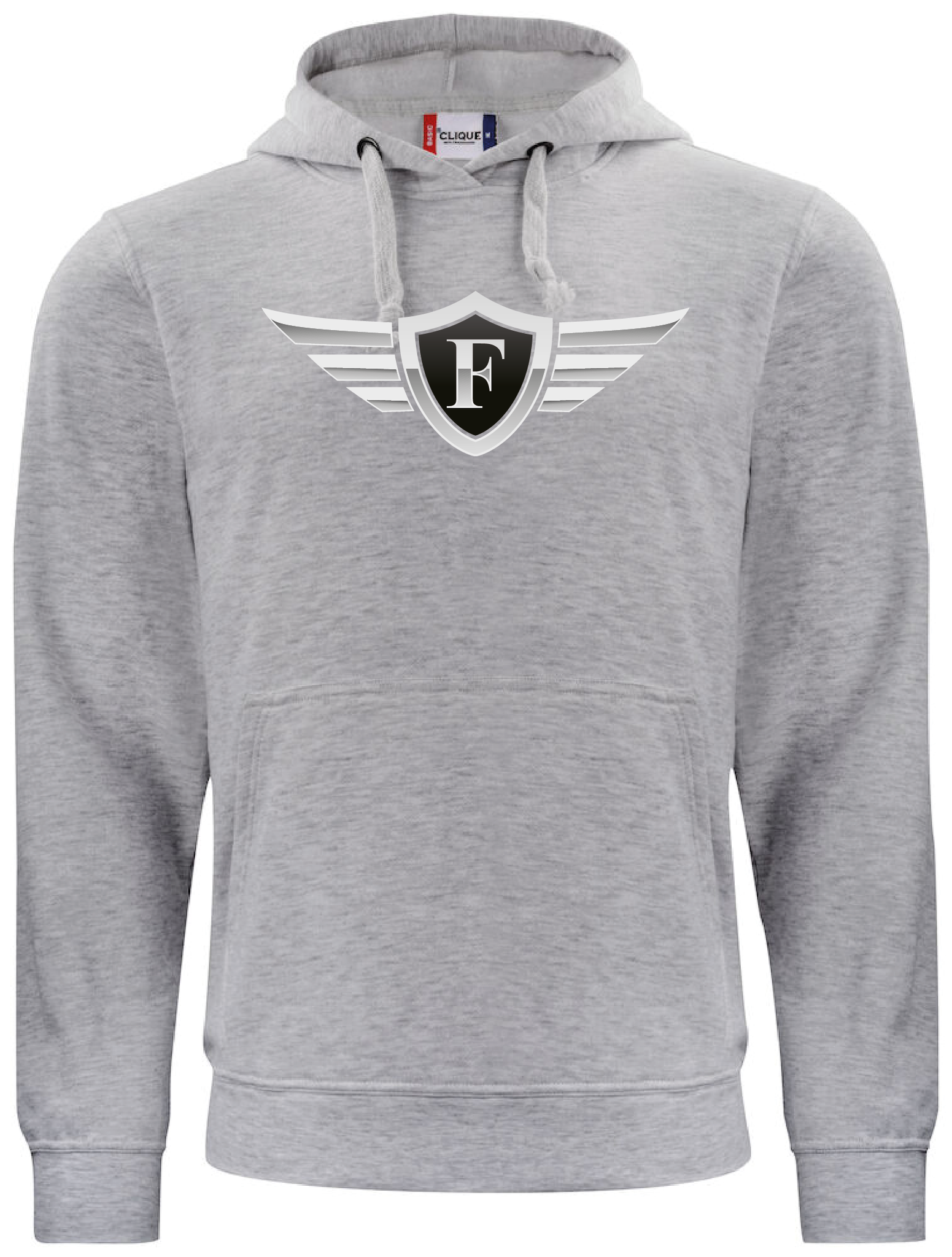 Grå HOODTRÖJA "FOXIE Wings"